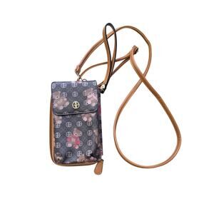 Giani Bernini Scatter Bears North South Tech Wallet On a String Crossbody